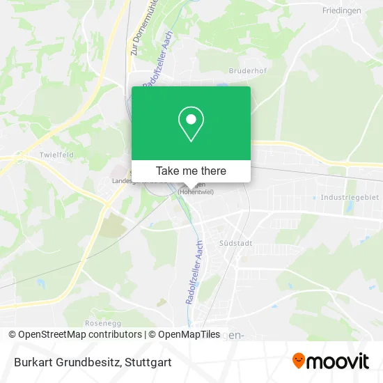 Карта Burkart Grundbesitz
