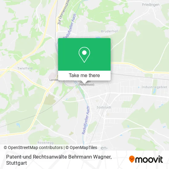 Карта Patent-und Rechtsanwälte Behrmann Wagner