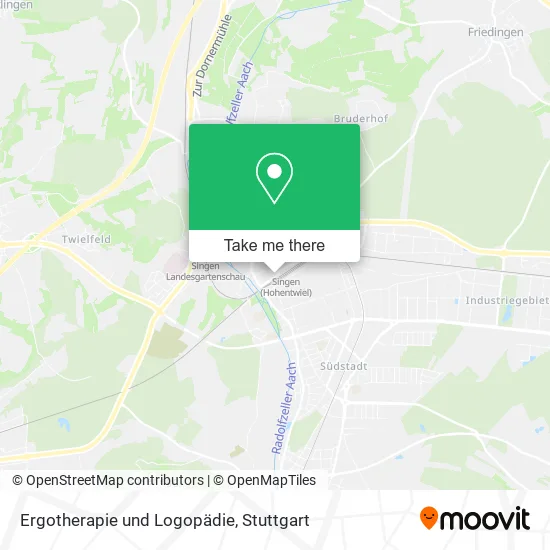 Карта Ergotherapie und Logopädie