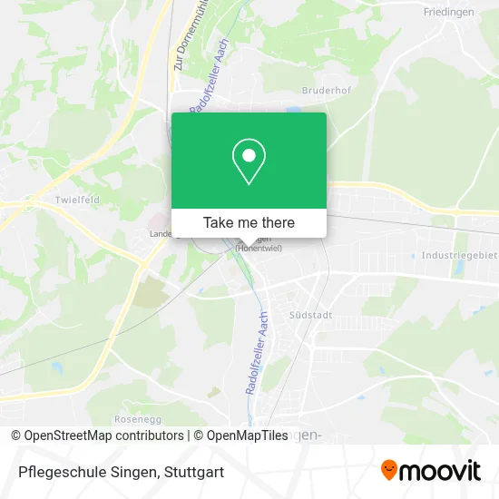 Pflegeschule Singen map