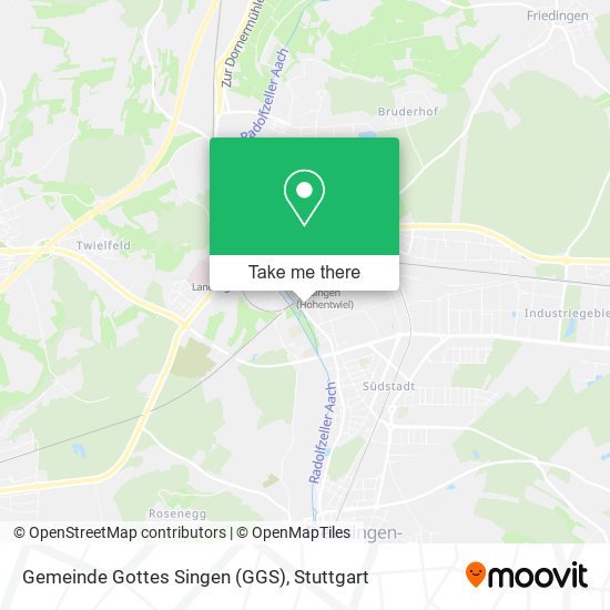 Gemeinde Gottes Singen (GGS) map