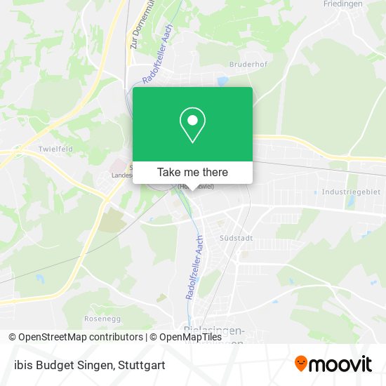 ibis Budget Singen map