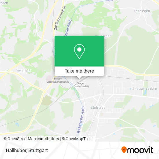 Карта Hallhuber