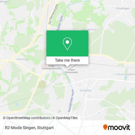 R2-Mode Singen map