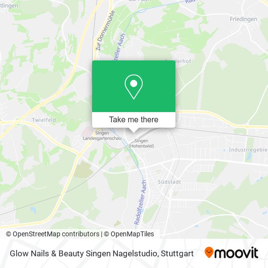 Glow Nails & Beauty Singen Nagelstudio map