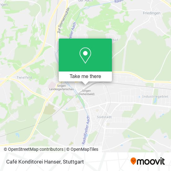 Café Konditorei Hanser map