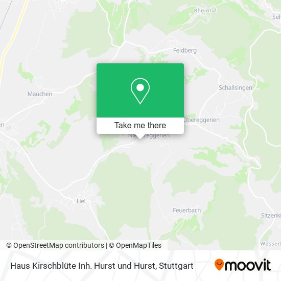 Haus Kirschblüte Inh. Hurst und Hurst map