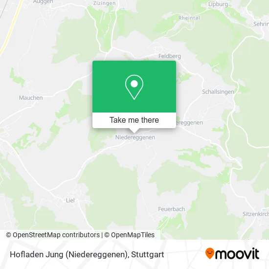 Карта Hofladen Jung (Niedereggenen)