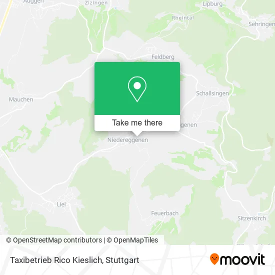 Карта Taxibetrieb Rico Kieslich