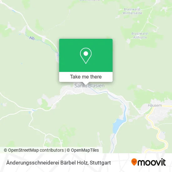 Карта Änderungsschneiderei Bärbel Holz