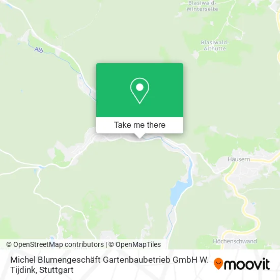 Карта Michel Blumengeschäft Gartenbaubetrieb GmbH W. Tijdink