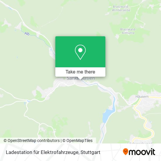 Ladestation für Elektrofahrzeuge map