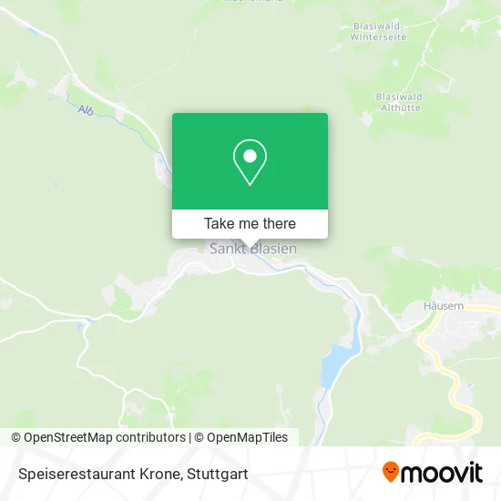 Карта Speiserestaurant Krone