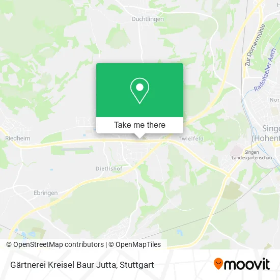 Карта Gärtnerei Kreisel Baur Jutta
