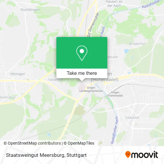 Карта Staatsweingut Meersburg