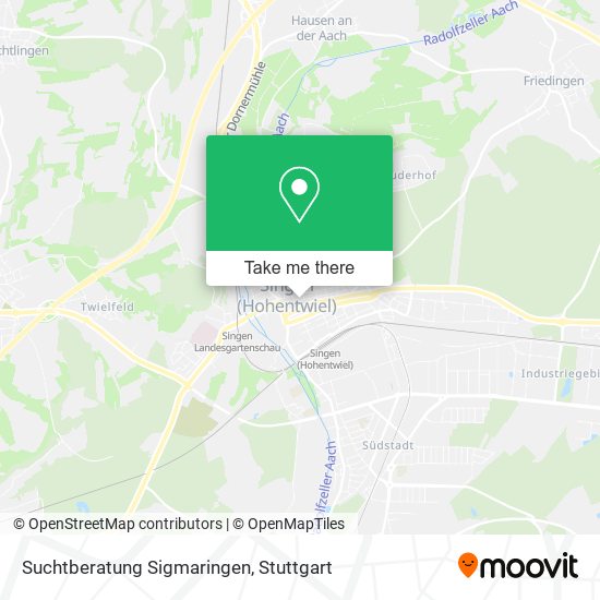 Suchtberatung Sigmaringen map