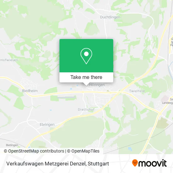 Карта Verkaufswagen Metzgerei Denzel