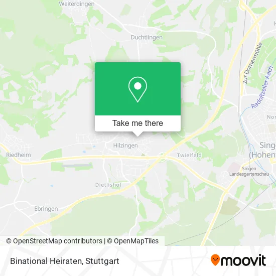 Карта Binational Heiraten