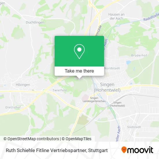 Карта Ruth Schiehle Fitline Vertriebspartner