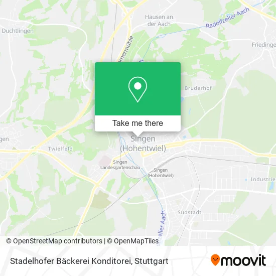 Карта Stadelhofer Bäckerei Konditorei