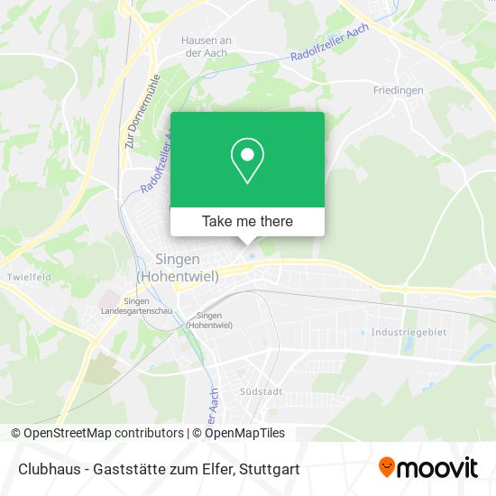 Clubhaus - Gaststätte zum Elfer map