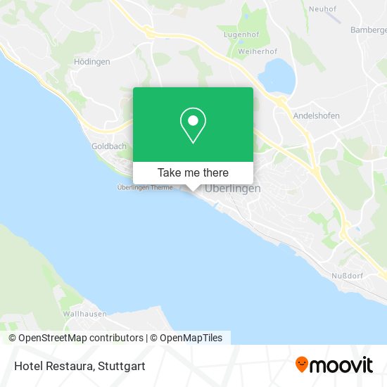 Hotel Restaura map