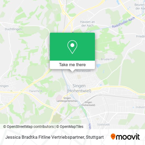 Jessica Bradtka Fitline Vertriebspartner map