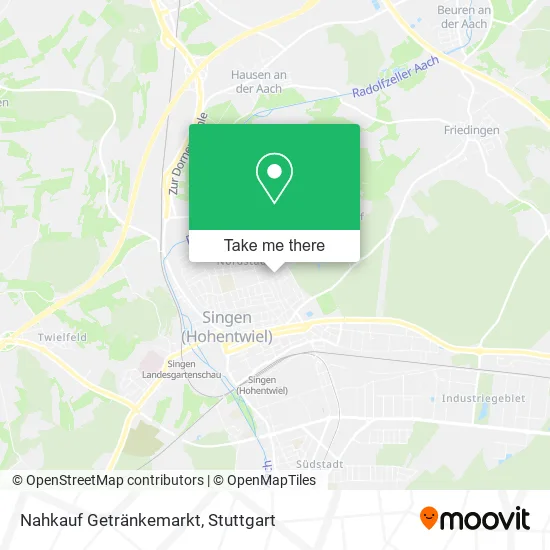 Карта Nahkauf Getränkemarkt