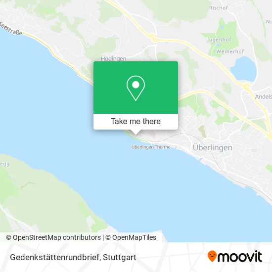 Карта Gedenkstättenrundbrief