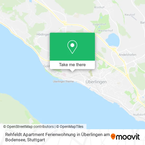 Карта Rehfeldt Apartment Ferienwohnung in Überlingen am Bodensee