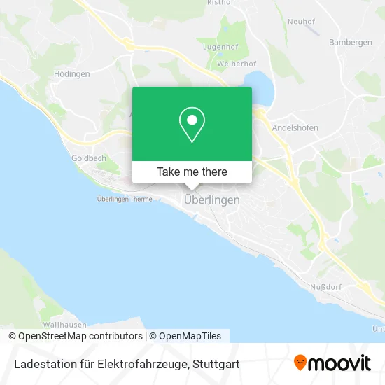 Карта Ladestation für Elektrofahrzeuge