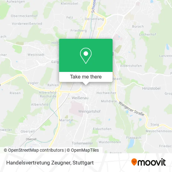 Карта Handelsvertretung Zeugner