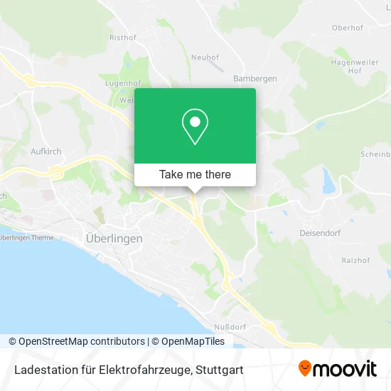 Карта Ladestation für Elektrofahrzeuge