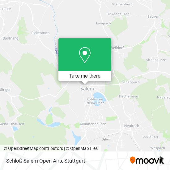 Карта Schloß Salem Open Airs