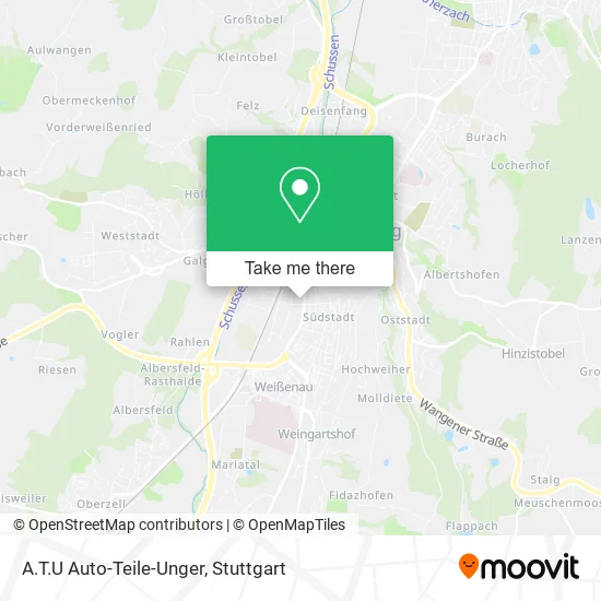 Карта A.T.U Auto-Teile-Unger