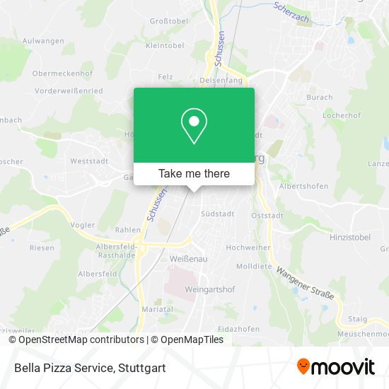 Карта Bella Pizza Service