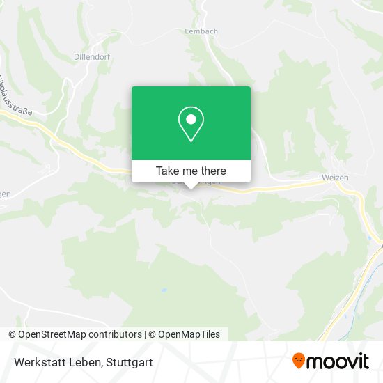 Карта Werkstatt Leben