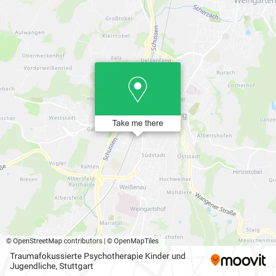 Карта Traumafokussierte Psychotherapie Kinder und Jugendliche