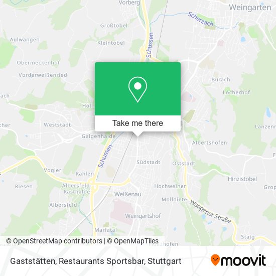 Gaststätten, Restaurants Sportsbar map