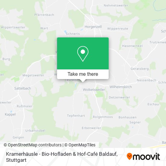 Kramerhäusle - Bio-Hofladen & Hof-Café Baldauf map