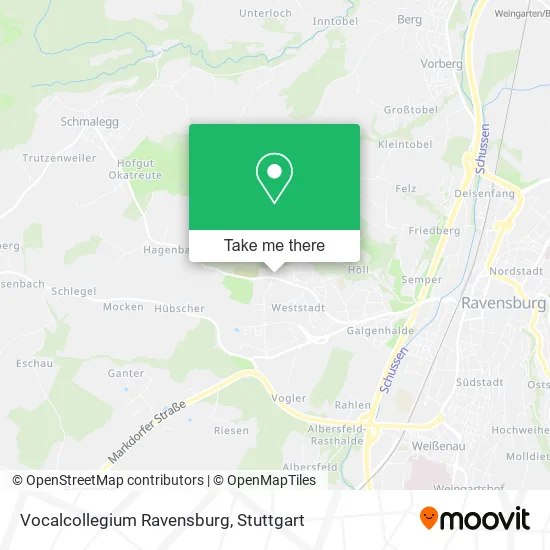 Карта Vocalcollegium Ravensburg