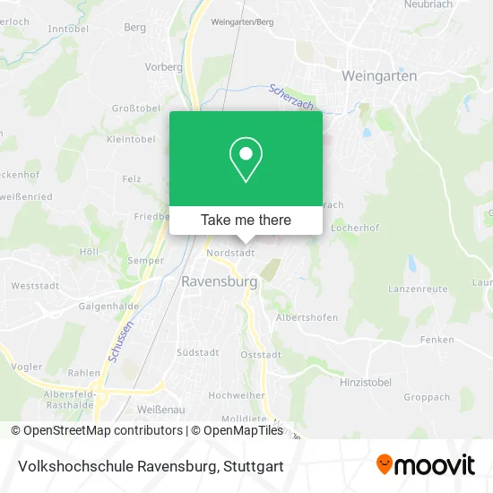 Карта Volkshochschule Ravensburg