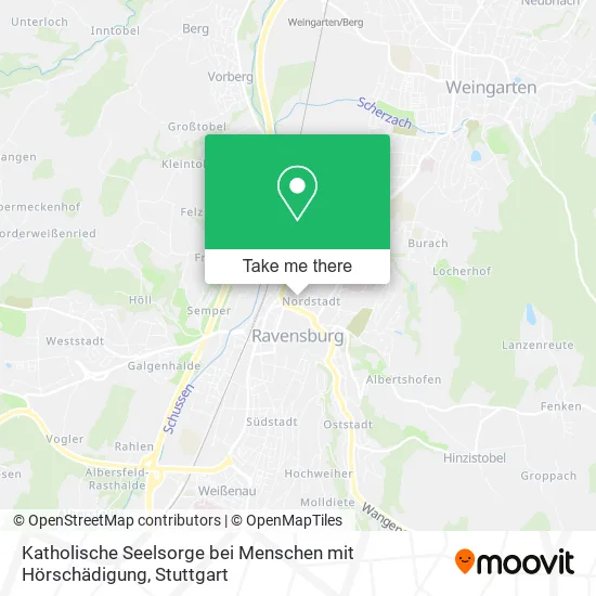Карта Katholische Seelsorge bei Menschen mit Hörschädigung