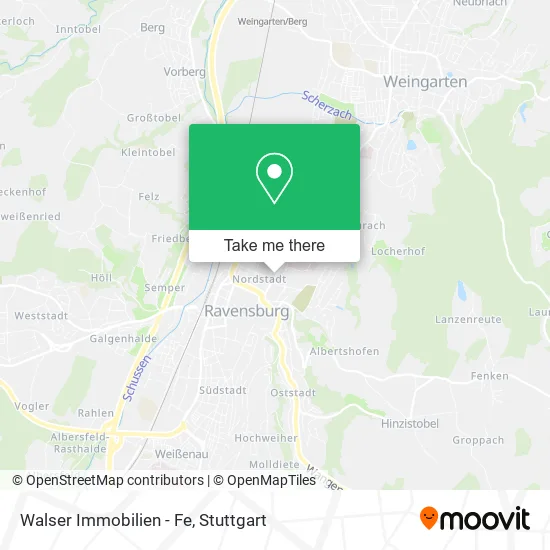 Карта Walser Immobilien - Fe
