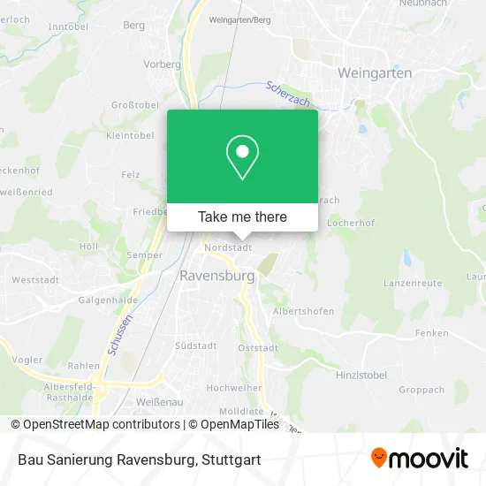 Карта Bau Sanierung Ravensburg