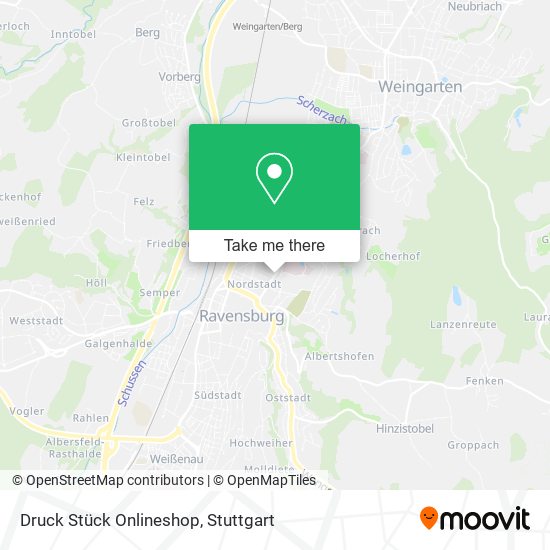 Druck Stück Onlineshop map