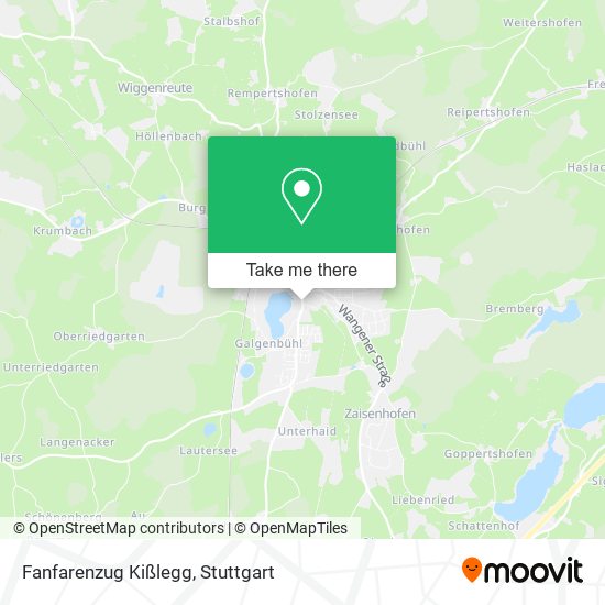 Fanfarenzug Kißlegg map