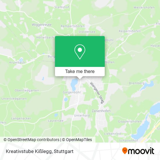 Kreativstube Kißlegg map
