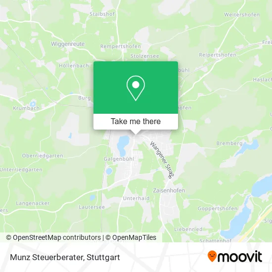 Карта Munz Steuerberater