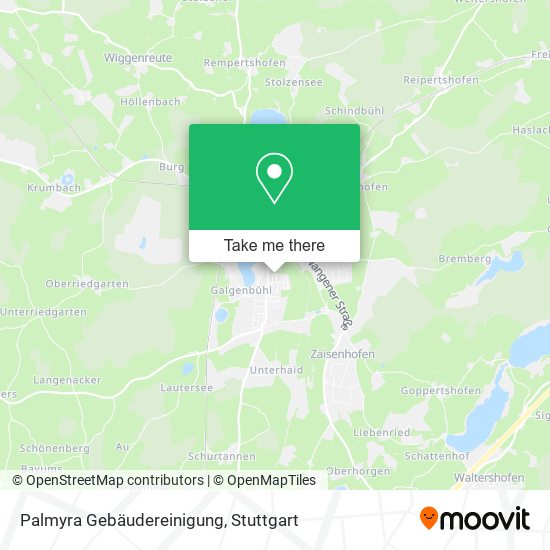 Palmyra Gebäudereinigung map
